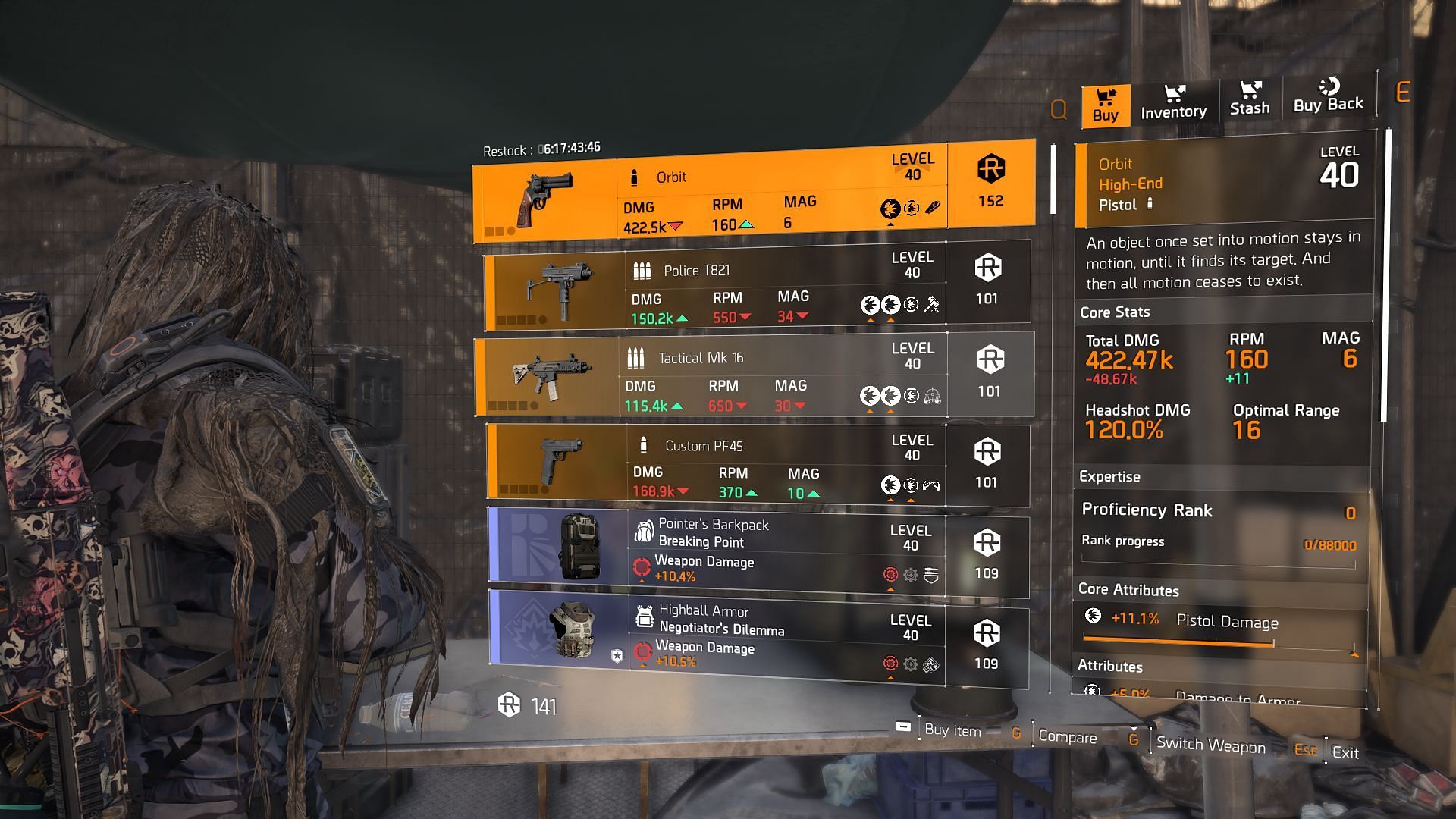 The Division 2 vendor found at DZ South (Image via Sportskeeda Gaming || Ubisoft)